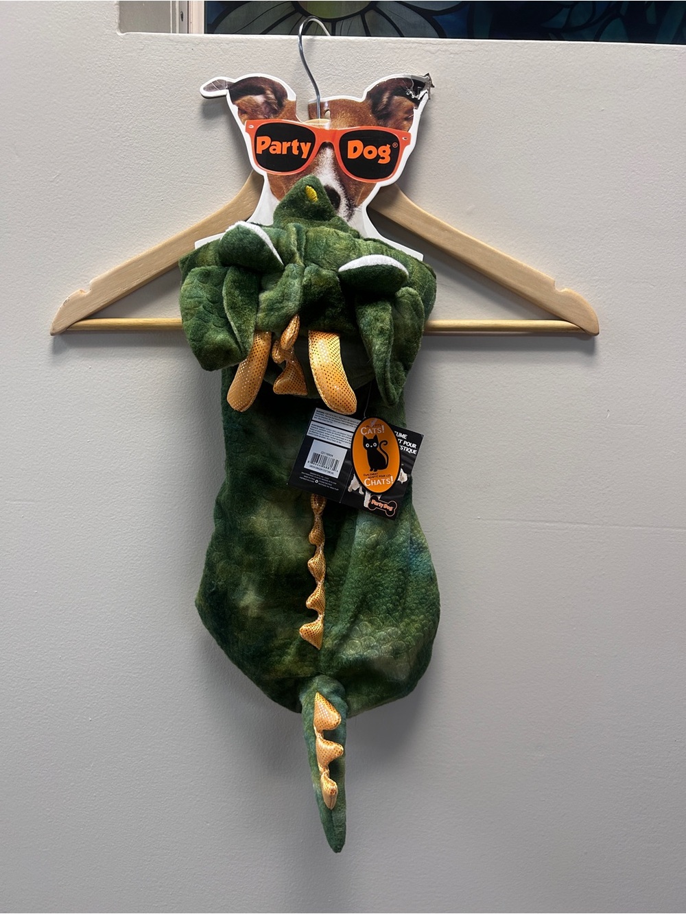 Green Dragon Reptile Halloween Costume for Pets